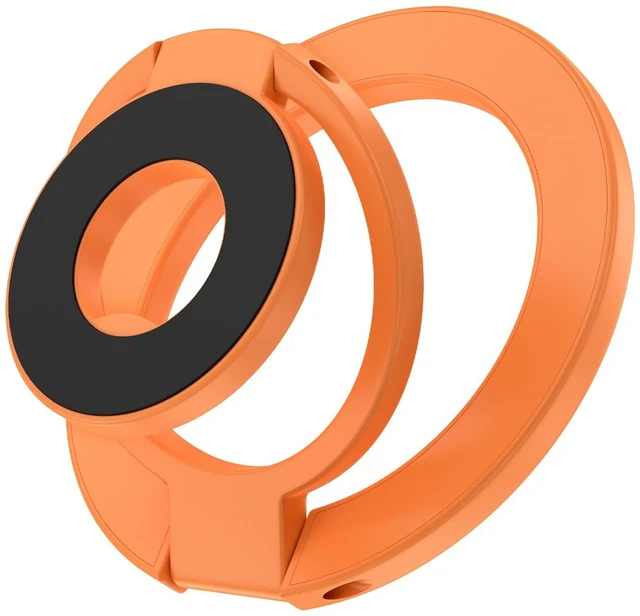 Main image of Magnetic Phone Ring Holder for iPhone 17 Pro Max/Air/17e/16e/16/15 Pro Max | 360° Rotation MagSafe Phone Grip Stand Finger Ring Kickstand Two-Sided Magnet for Samsung Galaxy S26 Ultra/S25 FE/S25 Ultra