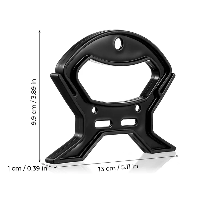 Alt view image 2 of 7 - 10PCS Small Rope Winder: Black String Light Storage Reel Cord Reel Wire Storage Wrap for Extension Cord Holder Plastic Winding Clip for Home Office Garage Rv Workshop