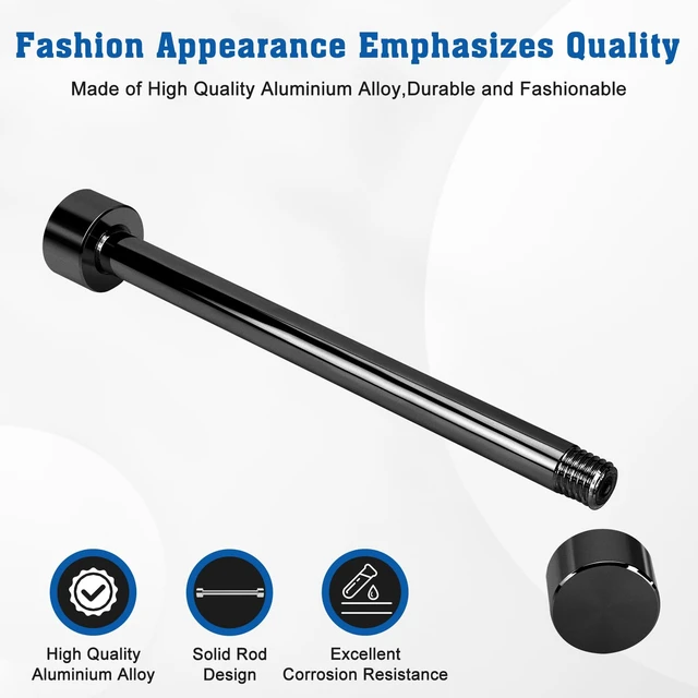 Alt view image 2 of 5 - Custom Coiled Cable Winder, Rod Metal Bar Management with Multifunctional, Coiled Keyboard Cable Winder Use for DIY Decorate Custom Gaming Mechanical Keyboard USB Cable (Black)