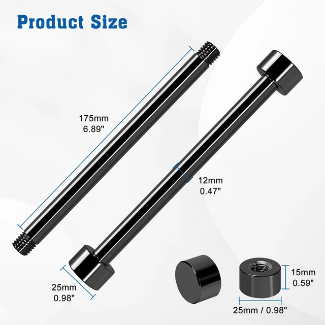 Alt view image 4 of 5 - Custom Coiled Cable Winder, Rod Metal Bar Management with Multifunctional, Coiled Keyboard Cable Winder Use for DIY Decorate Custom Gaming Mechanical Keyboard USB Cable (Black)