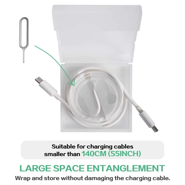 Alt view image 2 of 5 - Cable Winder, Lines Charging Cord Organizer, retrievable Cable Management for Longer Original Charging Cables, Cord Retrievers