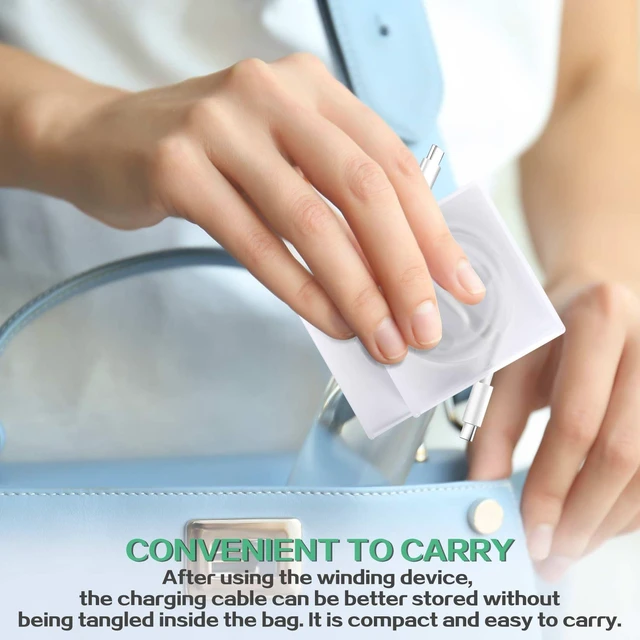 Alt view image 3 of 5 - Cable Winder, Lines Charging Cord Organizer, retrievable Cable Management for Longer Original Charging Cables, Cord Retrievers
