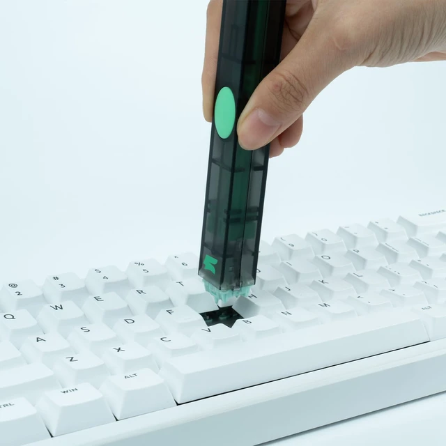 Alt view image 3 of 7 - Twins 2 in 1 DIY Tool Switch Puller Keycap Puller Integrated(Green) | Easily Remove keyboard switches and Replace keycaps of the keyboard,compatible for Mechanical Keyboard