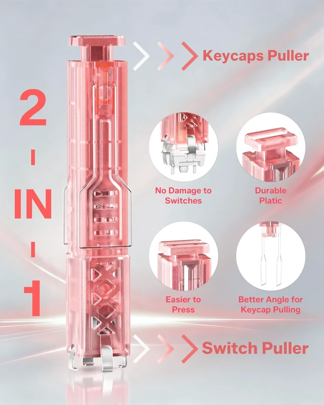 Alt view image 2 of 7 - Keycap Puller & Switch Puller for Keyboard Keycap,Keycap Acessory