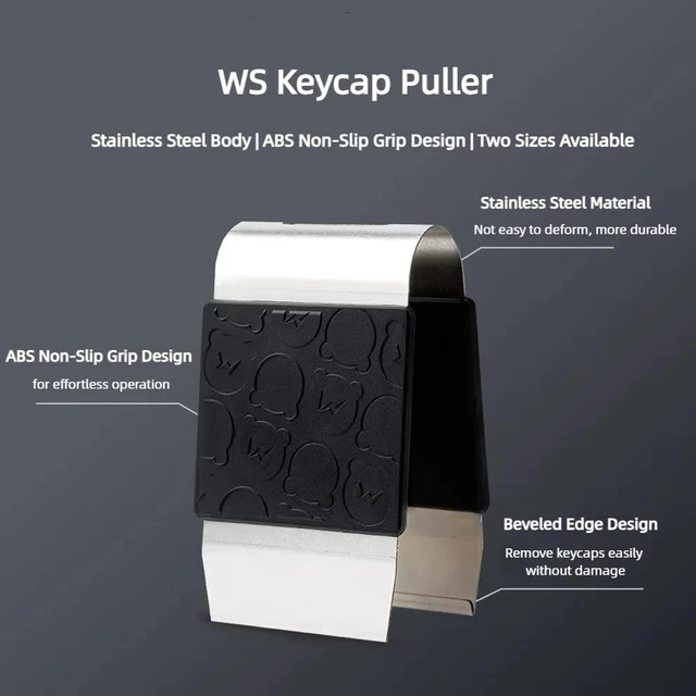 Alt view image 3 of 7 - WS Keycap Puller, Metal Keycap Remover Key Cap Removal Tool for Mechanical Keyboard Removing Fixing Tools 3U Size (L)