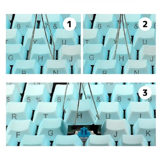 Alt view image 3 of 7 - Keycap Puller Switch Puller Keycap Remover for Mechanical Keyboard