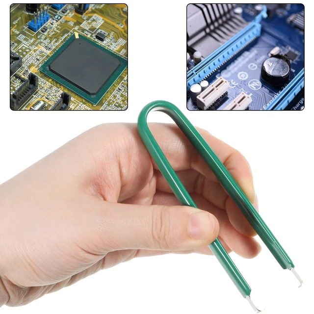 Alt view image 7 of 7 - 7 Pcs Keyboard Remover Tool Kit, Keyboard Lube Switch Puller Kit | Keyboard Cleaning Tools with Switch Puller Keycap Pullers Lubricating Pen Cleaning Brush Tweezers and 4-Jaw Gripper