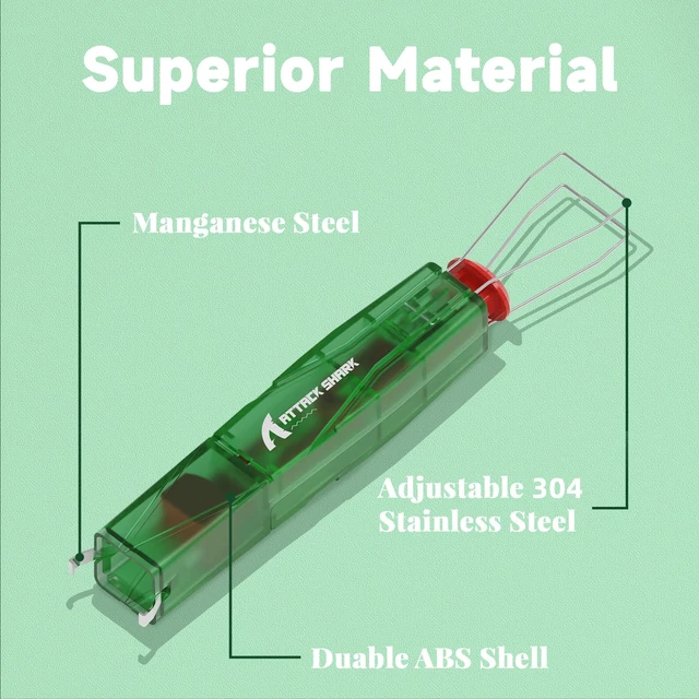 Alt view image 6 of 7 - KS01 2-in-1 Switch Puller Keycap Puller for Mechanical Keyboard,304 Stainless Steel Puller,Switch DIY Tool,Easily Remove Replacement Gaming Keyboard(Green Transparent)