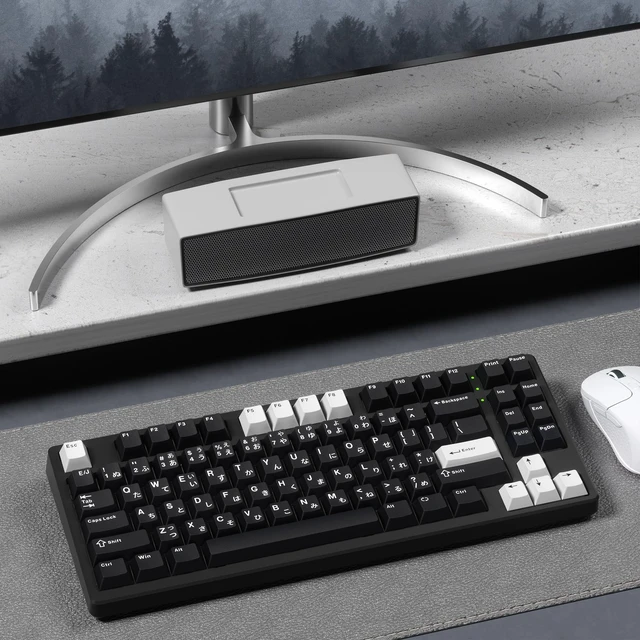 Alt view image 6 of 6 - XVX Black Japanese Keycaps, Double Shot PBT Keycap Set, 146 Keys Cherry Profile WOB Keycaps Fit for Cherry Gateron MX Switches Mechanical Gaming Keyboard