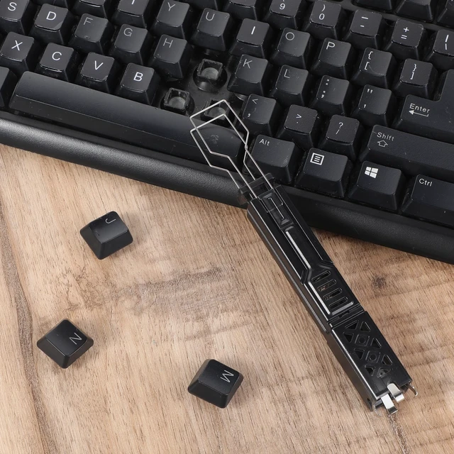 Alt view image 7 of 7 - 2-in-1 Key Switch Puller Keycap Puller with 4-Claw Grip Key Cap Removal Tool for Fast Mechanical Keyboard Switch Replacement Keycap Removal