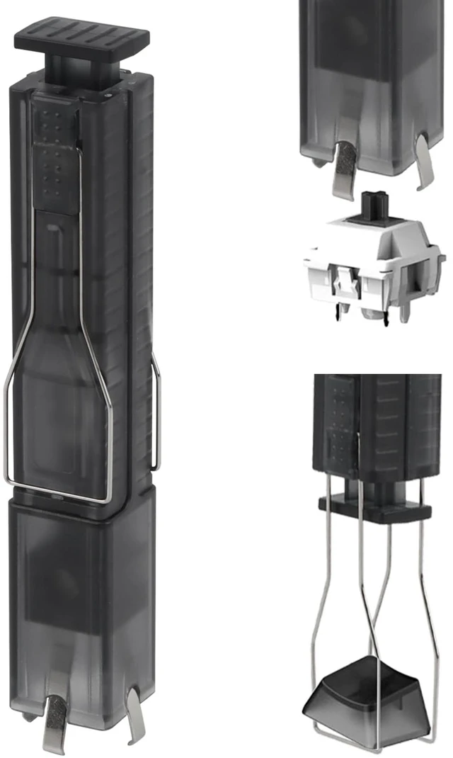 Main image of 2-in-1 Key Switch Puller with Stainless Steel 4-Claw, Keycap Puller & Keyboard Switch Puller, Press Once to Eject Removes Quickly and Stays Stable on Gaming Keyboards