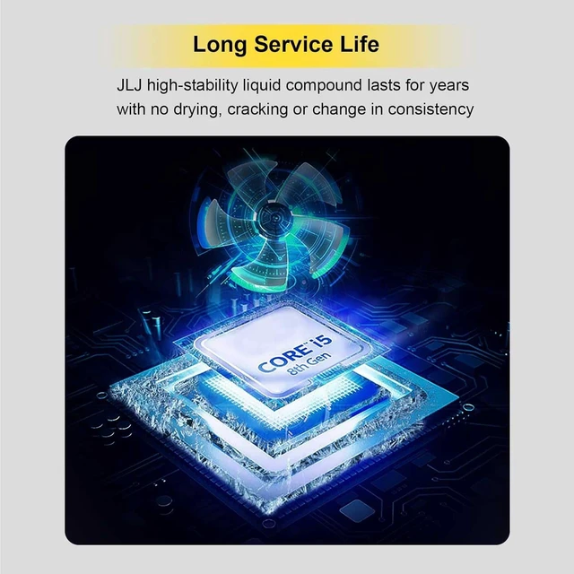 Alt view image 6 of 7 - Thermal Paste 3g Carbon Based Compound for CPU, GPU, IC and Heatsinks | Carbon Thermal Compound; Broad Compatibility; Easy Application; Efficient Heat Transfer; Durable Performance