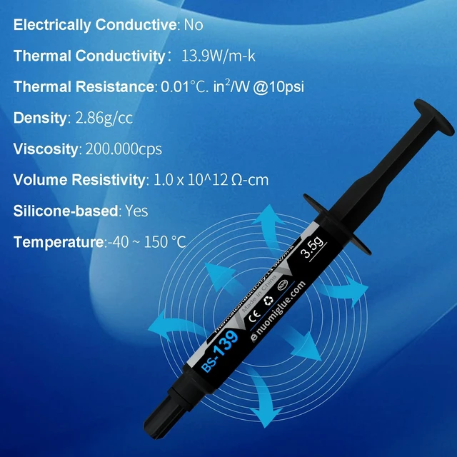 Alt view image 2 of 7 - Thermal Paste CPU 3.5g with Toolkit for CPU GPU IC and Heatsinks