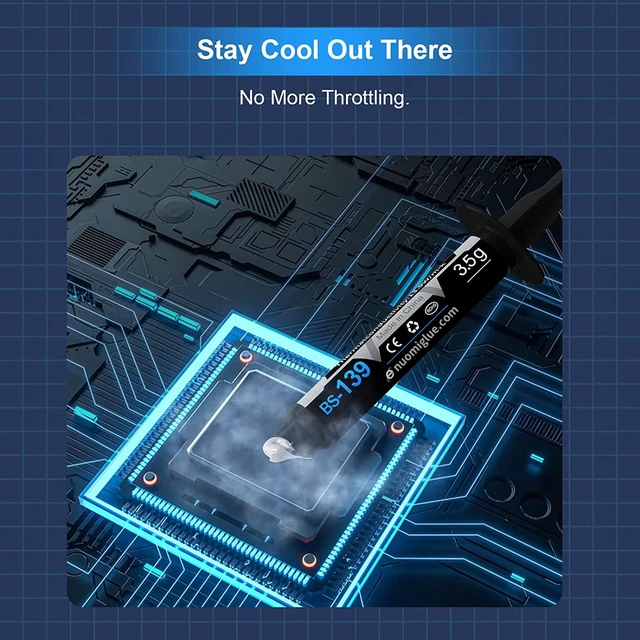 Alt view image 5 of 7 - Thermal Paste CPU 3.5g with Toolkit for CPU GPU IC and Heatsinks