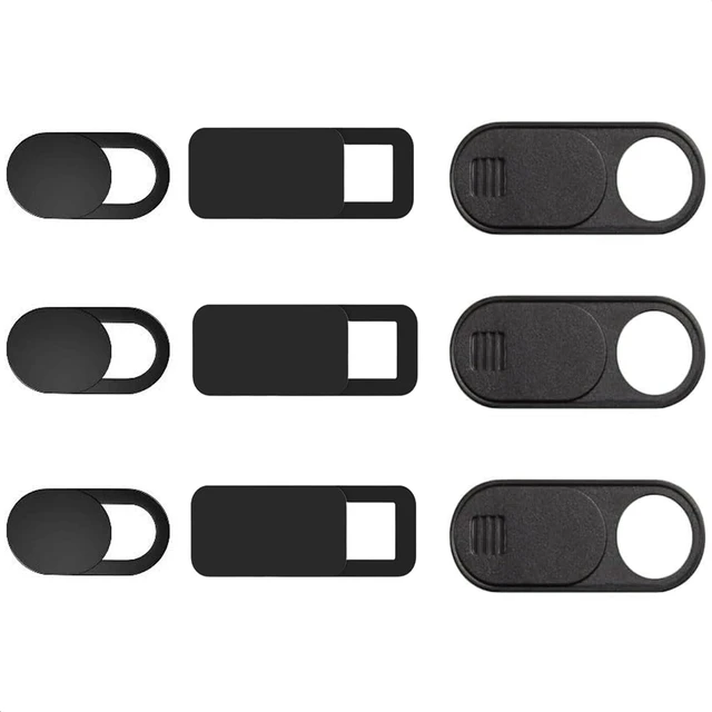 Main image of 9 Pack(3 Large + 3 Medium + 3 Small) 0.03 inch Ultra Thin Webcam Cover Slide Camera Blocker Protect Your Privacy Security for MacBook Air, Laptop, iPad, iMac, PC, iPhone