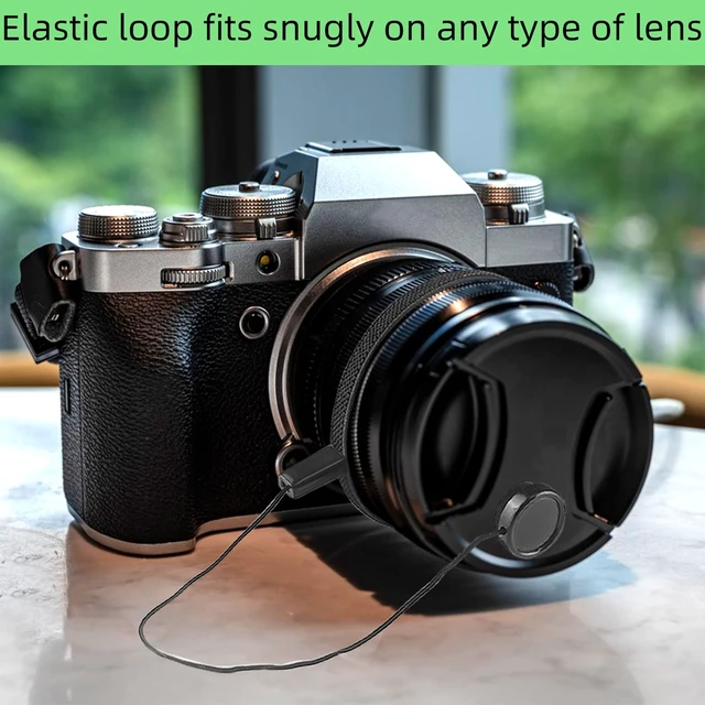 Alt view image 5 of 7 - 5 Pack Lens Cap Leash,Lens Cap Tether,Lenses Caps Keeper with Elastic String,Camera Caps Holder for Canon Nikon Sony Sigma and Others SLR DSRL Mirrorless Lenses