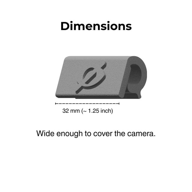 Alt view image 6 of 7 - Webcam Cover Slide for Laptop & Tablet Camera Privacy, No Adhesive No Residue, Flexible Cover for MacBook, iPad, PC & More, 4 Pack, Made in USA