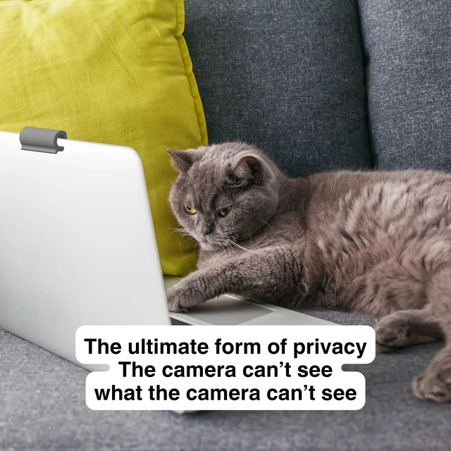 Alt view image 7 of 7 - Webcam Cover Slide for Laptop & Tablet Camera Privacy, No Adhesive No Residue, Flexible Cover for MacBook, iPad, PC & More, 4 Pack, Made in USA