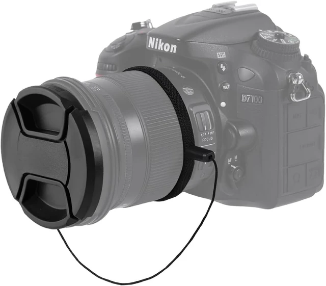 Alt view image 4 of 7 - 40.5mm Snap-on Lens Cap Cover with Keeper for Sony E-Mount 16-50mm F3.5-5.6 Lens for Sony Alpha a6600 a6500 a6300 a6100 a6000 a5100 a5000 Camera, ULBTER Lens Cap & Lens Cover Leash -2 Pack