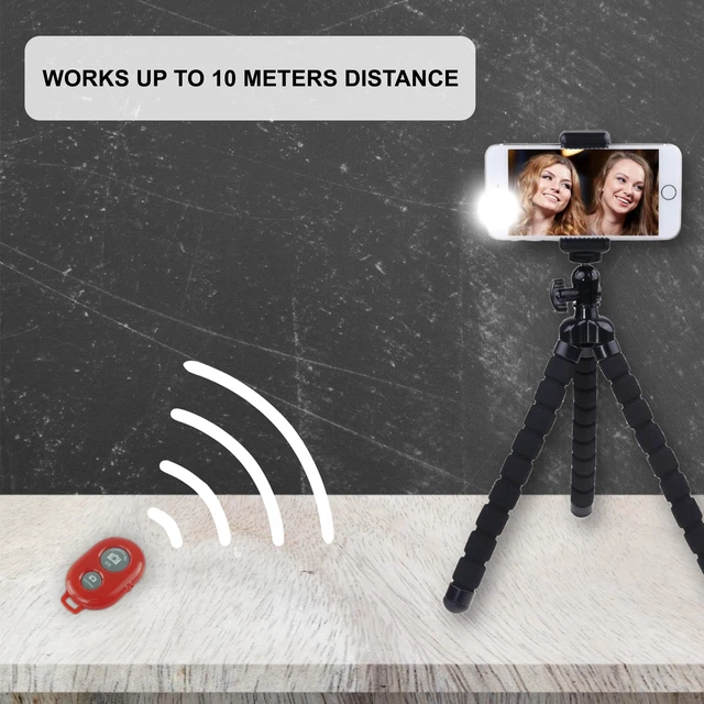 Alt view image 6 of 7 - Camera Shutter Remote Control with Bluetooth Wireless Technology - Create Amazing Photos and Videos Hands-Free - Works with Most Smartphones and Tablets (iOS and Android)