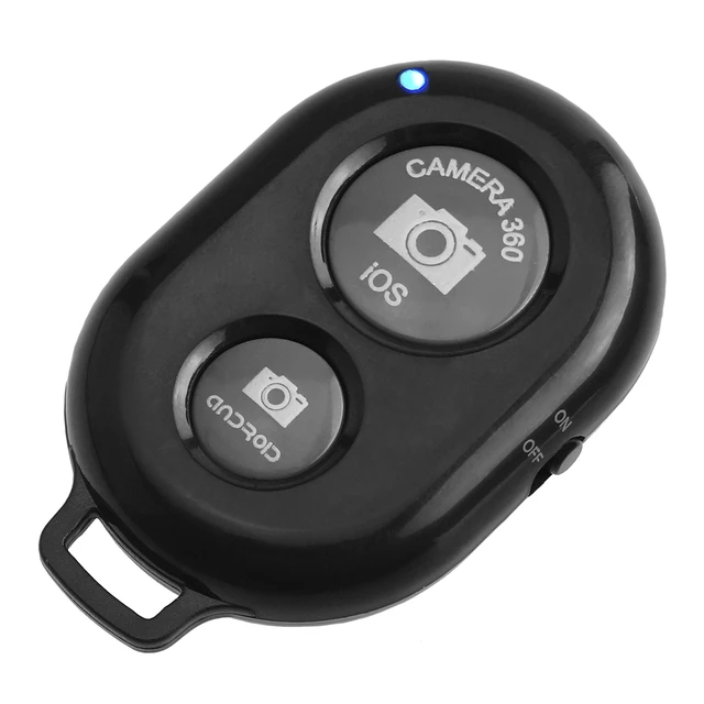 Alt view image 3 of 4 - Wireless Bluetooth Camera Shutter Remote Control Clicker for Smartphones - Create Amazing Photos and Selfies - Compatible with All iOS and Android Devices with Bluetooth/Including Wrist Strap