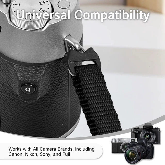 Alt view image 6 of 7 - 6Pcs Camera Strap Quick Release Clips with Metal Hooks Neck Strap Fast Links Clamps Anchor Connectors Adjustable Quick Release Buckles for DSLR Style Adapter with Steel Lug Rings
