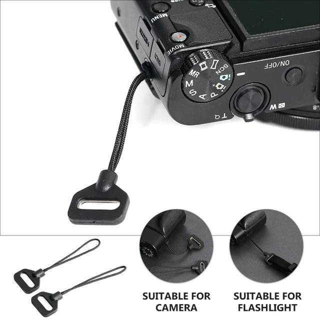 Alt view image 2 of 7 - 2 pcs Camera Strap Clips Hooks Belt Strap Buckle Replacement for Shoulder Conversion Lightweight Connector for Camera Flashlight Phone Game Controller Recorder