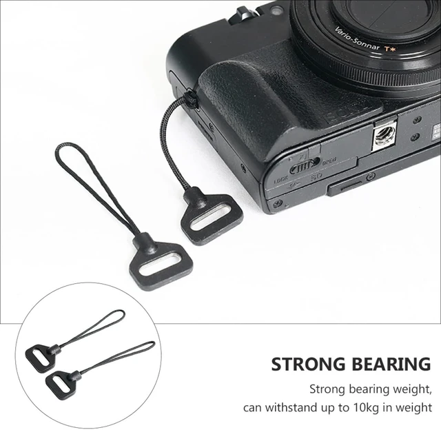 Alt view image 5 of 7 - 2 pcs Camera Strap Clips Hooks Belt Strap Buckle Replacement for Shoulder Conversion Lightweight Connector for Camera Flashlight Phone Game Controller Recorder