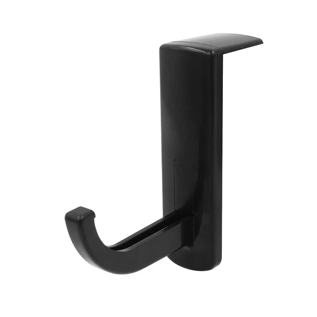 Alt view image 7 of 7 - 2 Pack Headphone Stand Hook Headset Holder Hanger Stick-on Support for Computer Over Ear Earphone PC Monitor Screen Edge Desk Top Wall Gaming Storage Rack Organizer