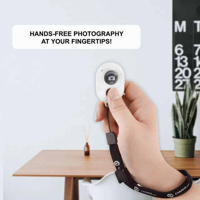 Alt view image 2 of 7 - 2X Camera Shutter Remote Control with Bluetooth Wireless Technology - Create Amazing Photos and Videos Hands-Free - Works with Most Smartphones and Tablets (iOS and Android)