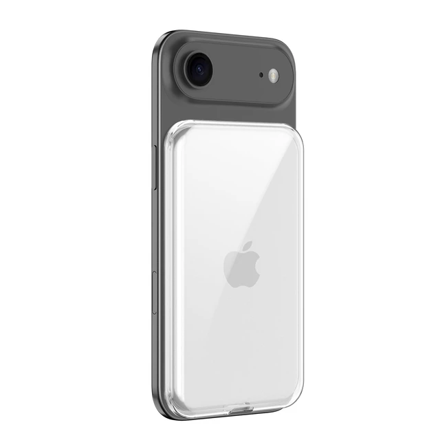 Alt view image 7 of 7 - for iPhone Air MagSafe Battery Case,Ultra Thin Slim Silicone Case for 17 Air Battery Pack,Cratch-Resistant,Shockproof- Clear