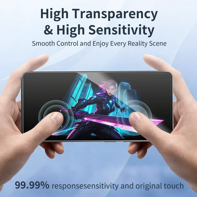 Alt view image 7 of 7 - 2+2+2 Screen Protector for iPhone 17 Air with Alignment Tool | Front Screen and Back Glass Protector Camera Lens Protector 9H Hardness Protective Film Easy Installation
