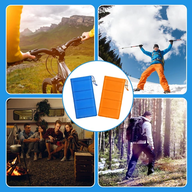 Alt view image 5 of 7 - 2 Pack 2 Pcs Thermal Phone Case, Orange, Blue | Cellphone Pouches Warm, Adjustable Lanyard, Prevents Freezing & Overheating, Extends Battery Usage for Outdoor Sports
