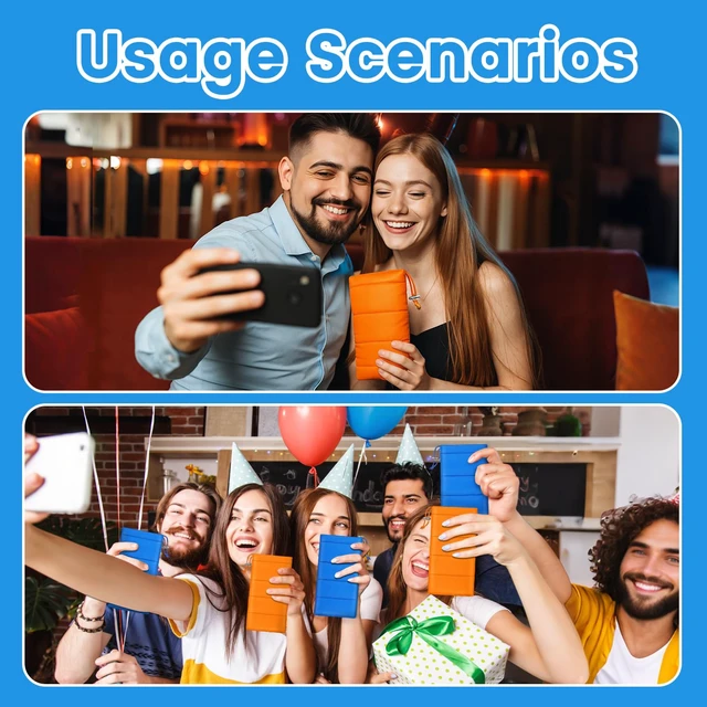 Alt view image 6 of 7 - 2 Pack 2 Pcs Thermal Phone Case, Orange, Blue | Cellphone Pouches Warm, Adjustable Lanyard, Prevents Freezing & Overheating, Extends Battery Usage for Outdoor Sports