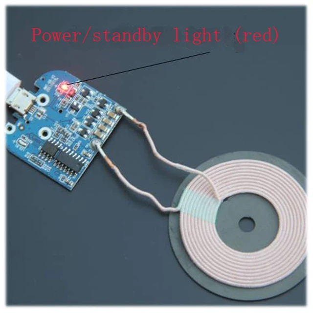 Alt view image 2 of 7 - 2Pcs Qi Wireless Charger PCBA Circuit Board with Coil Pad Charging for DIY K9G9