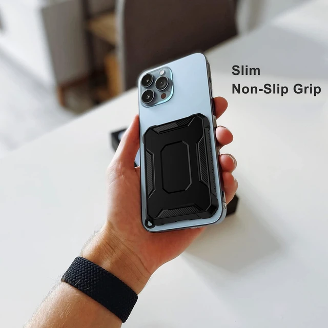 Alt view image 5 of 7 - 2 Pack Case Compatible with Magsafe Battery Pack Cover, Slim TPU Carbon Fiber Design Protective Case Cover with Keychain Anti-Shockproof Rugged Bumper Shell for Magsafe Battery Pack