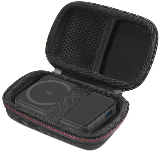 Main image of Soft Travel Protective Case for Anker 633 Magnetic Battery (MagGo), 10,000mAh Foldable Magnetic Wireless Portable Charger, 20W USB-C Power Delivery (Only Case)