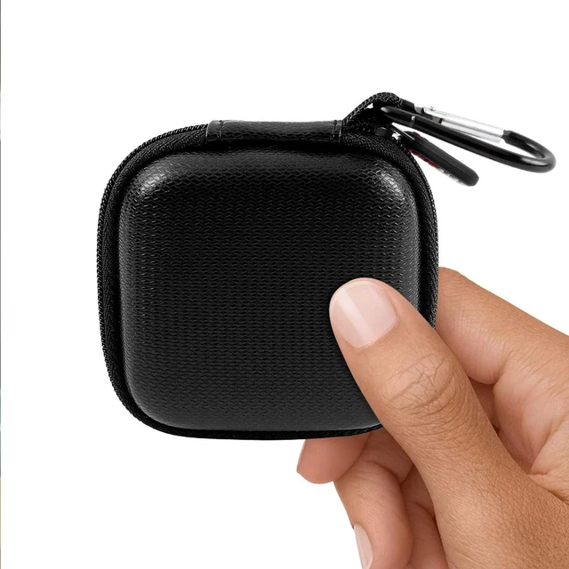 Alt view image 5 of 7 - Hard Case for Square Reader for Contactless and Chip (2nd Gen) | Hard EVA Protects from Drops and Pressure; Mesh Pocket Organizes USB Cable, Carabiner Clips to Work Bags, Black, Case Only