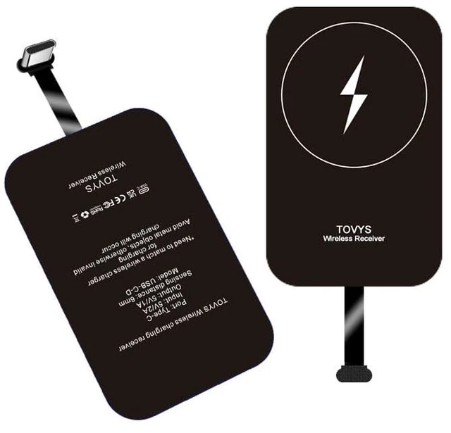 Main image of Wireless Charging Receiver and Adapter, Wireless Charger Receiver Module, Suitable for Google Pixel 3A XL, Samsung Galaxy A13/A14/A15/A42, LG, and Other USB-C Phones.