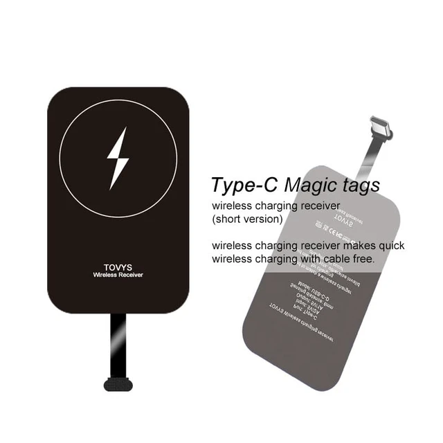 Alt view image 6 of 7 - Wireless Charging Receiver and Adapter, Wireless Charger Receiver Module, Suitable for Google Pixel 3A XL, Samsung Galaxy A13/A14/A15/A42, LG, and Other USB-C Phones.