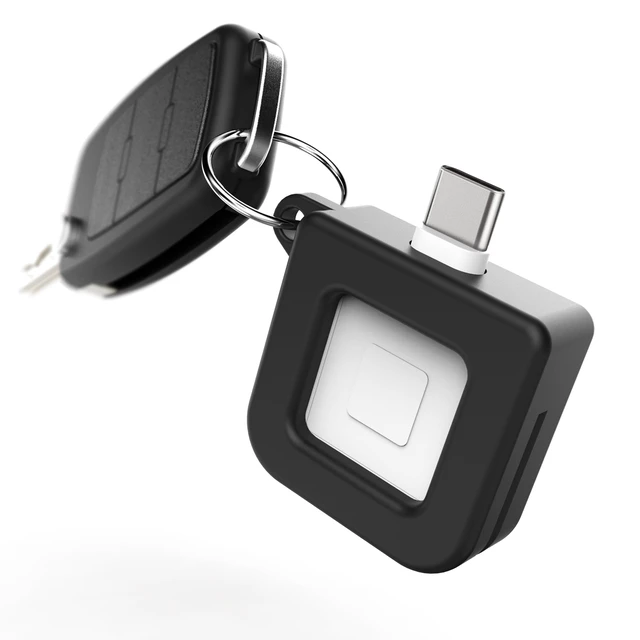 Alt view image 2 of 7 - Keychain Case Designed for Square Reader for Magstripe (USB-C) Black
