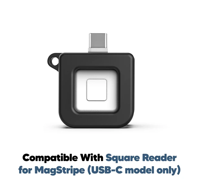 Alt view image 6 of 7 - Keychain Case Designed for Square Reader for Magstripe (USB-C) Black