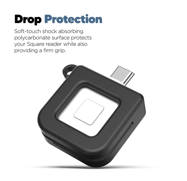 Alt view image 7 of 7 - Keychain Case Designed for Square Reader for Magstripe (USB-C) Black