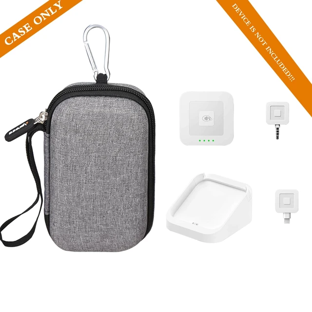 Alt view image 5 of 7 - Case for Square Dock Reader and Square Contactless Chip Reader (Case Only) | Hard Portable Bag Store Square Reader, Square Dock, USB Cables
