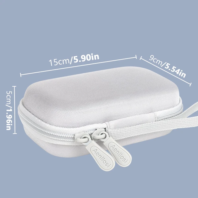 Alt view image 5 of 7 - Hard Case for Contactless Square Card Reader/Chip Reader, White | Hard shell construction, Water-resistant design, Soft interior lining, Protective case only