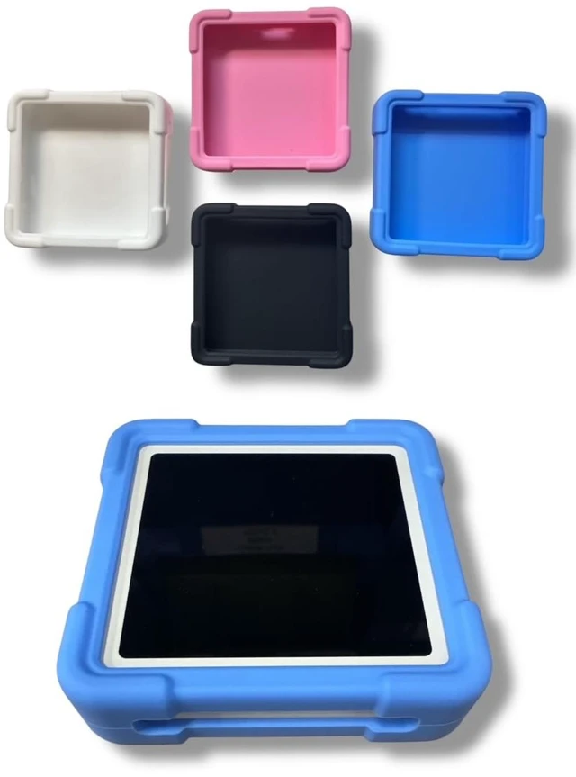 Main image of Protective Bumper Case & Screen Protector, Compatible with SumUp Solo and SumUp Solo Lite Card Payment Readers (Pastel Blue)