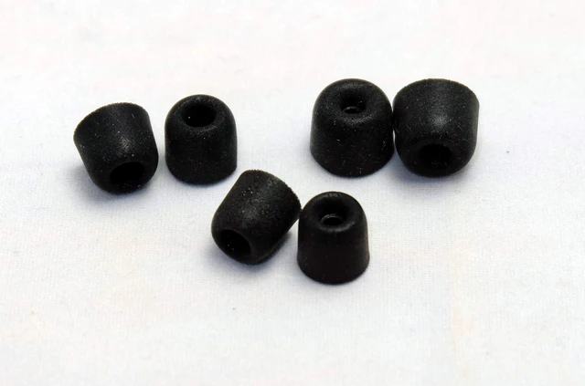 Alt view image 2 of 5 - Mercury Bulletz Premium Memory Foam Ear Tips | Replacement Earbud Tips in Small, Medium, Large Sizes | Single Pair, 3-Pack & Variety Pack Options for in-Ear Headphones (Three Pack, Variety)