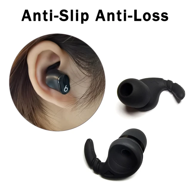 Alt view image 5 of 6 - Silicone Ear Hooks for Sony WF-1000XM5 Replacement Earbuds Tips WF-1000XM5 WF-1000XM4 WF-1000XM3, Black 3 Pairs