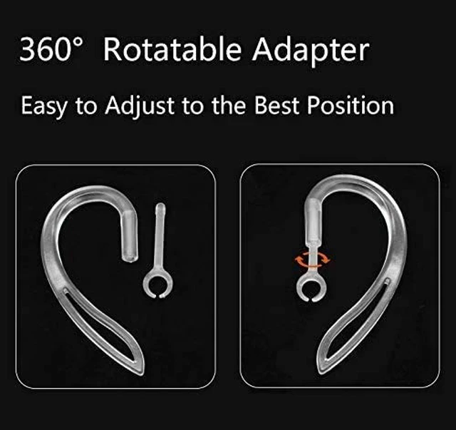 Alt view image 3 of 4 - AirPods Pro Ear Hooks Anti-Slip Anti-Drop EarhooksNot Fit in The Charging Case Compatible with AirPods Pro, Clear