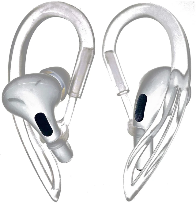 Main image of AirPods Pro Ear Hooks Anti-Slip Anti-Drop EarhooksNot Fit in The Charging Case Compatible with AirPods Pro, Clear